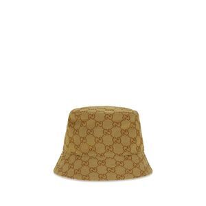 Gucci Beige Cotton Bucket Women's Hat